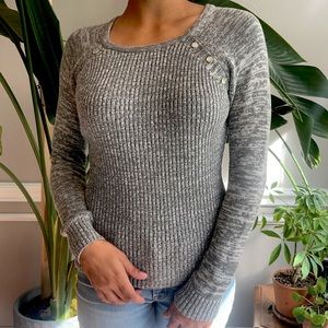 Guess Heather Grey Sweater (M)